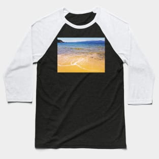 Beautiful Yellow Sand Beach Baseball T-Shirt